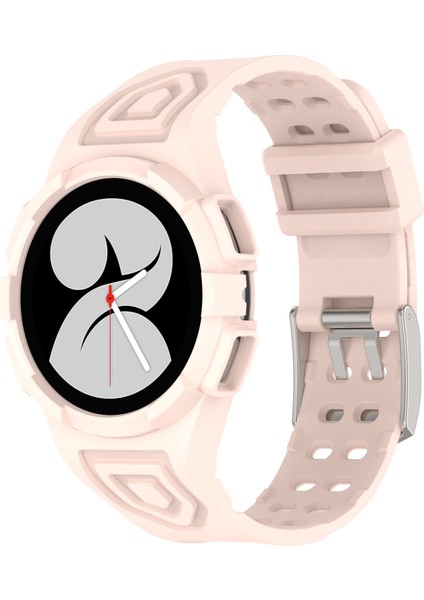 Samsung Galaxy Watch 44MM Açık Pembe Için Silikon Watch Band (Yurt Dışından)