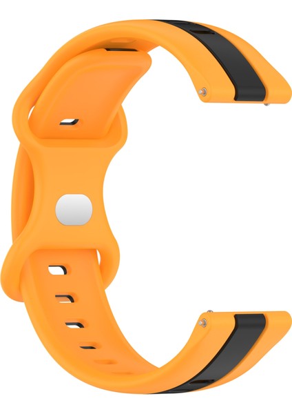 Samsung Galaxy Watch3 45MM Siyah+Sarı Için Silikon Saat Bandı (Yurt Dışından) modelleri