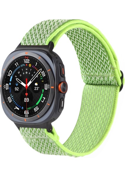 Samsung Galaxy Watch Ultra 47MM Sarı Için Naylon Örgülü Watch Band (Yurt Dışından)