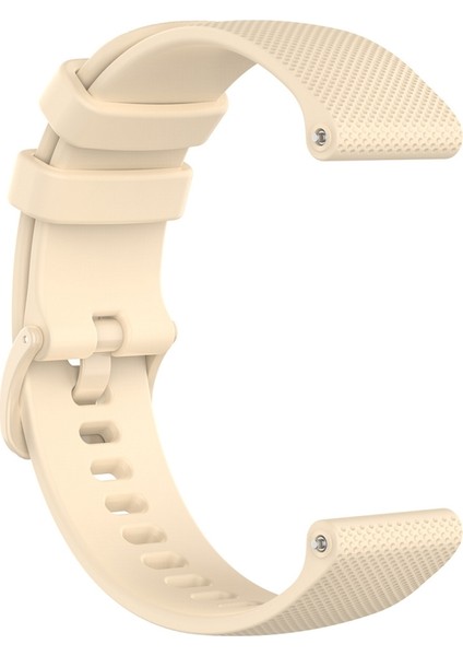 Huami Amazfit Gts / Samsung Galaxy Watch Active 2 / Gear Sport (Bej) Için 20MM Silikon Watch Band (Yurt Dışından) modelleri