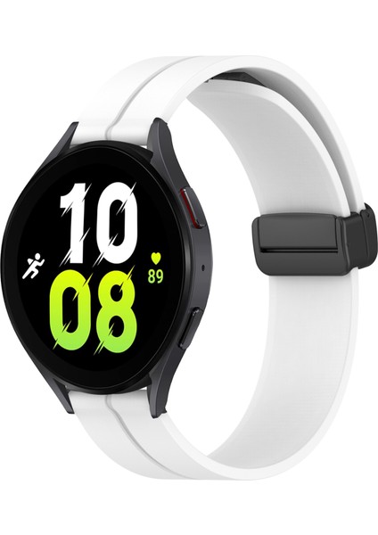 Samsung Galaxy Watch 5 40MM Beyaz Için Silikon Watch Band (Yurt Dışından)