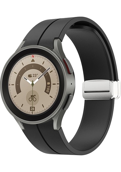 Samsung Galaxy Watch5 40&44MM / Pro 45MM Siyah Için Watch Band (Yurt Dışından)