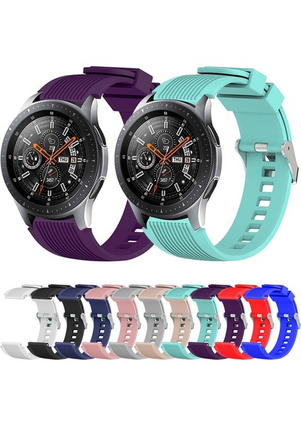 Galaxy Watch 46MM Pembe Için Dikey Tahıl Bilek Kayışı Watch Band (Yurt Dışından) modelleri