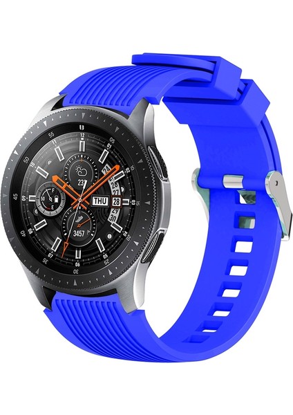 Galaxy Watch 46MM Safir Mavisi Için Dikey Tahıl Bilek Kayışı Watch Band (Yurt Dışından)
