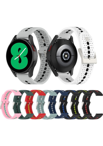 Samsung Galaxy Watch 5 Pro 45MM Kırmızı Yeşil Için Silikon Watch Band (Yurt Dışından) fırsatları