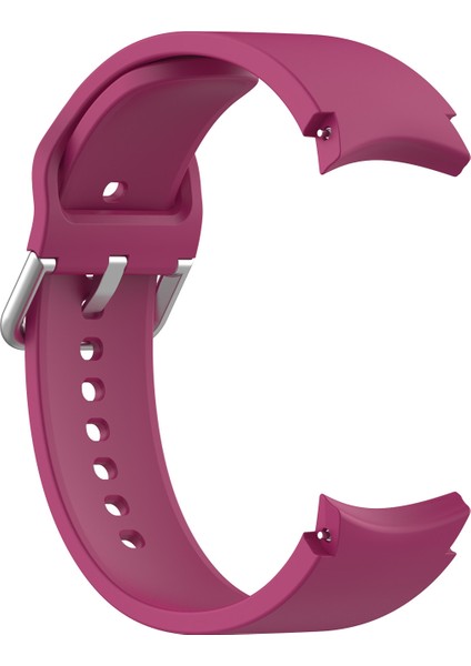 Samung Galaxy Watch4 40MM / 44MM Şarap Kırmızısı Için Silikon Kordonlu Saat (Yurt Dışından) modelleri