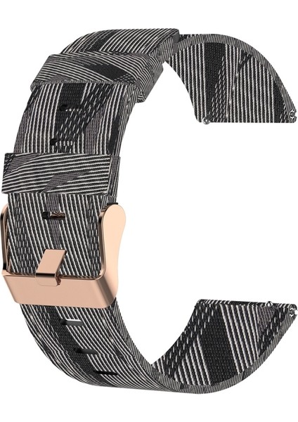 Galaxy Watch Için Siyah Beyaz Çizgili (Yurt Dışından) fiyatları