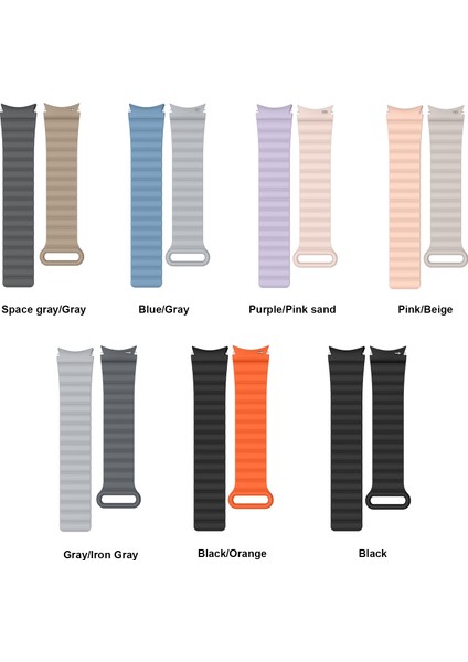 Samsung Galaxy Watch5 Mavi+Gri Için 22MM Silikon Saat Bandı (Yurt Dışından) fırsatları