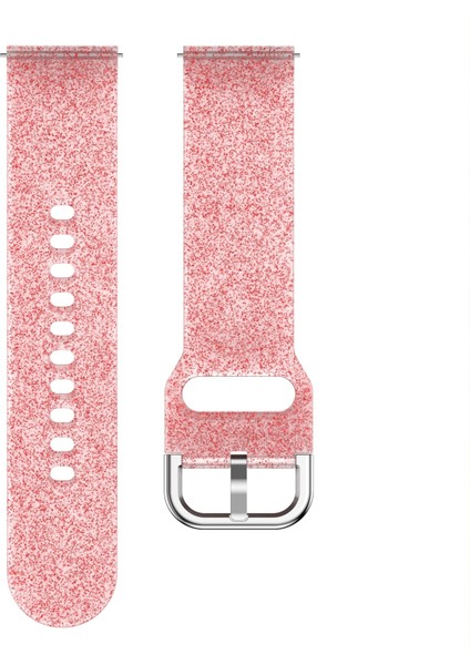 Samsung Galaxy Watch4 40/44MM Kırmızı Parıltılı Silikon Kayış (Yurt Dışından) fırsatları