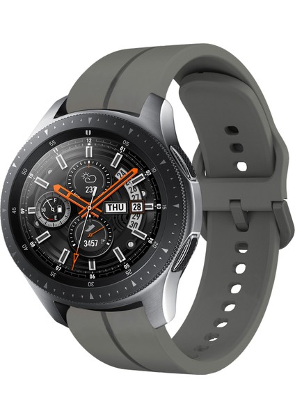 Samsung Galaxy Watch 46MM Koyu Gri Için Silikon Watch Band (Yurt Dışından)