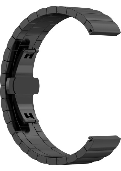 Galaxy Watch Için 42MM Kelebek Toka Paslanmaz Çelik Watch Band Siyah (Yurt Dışından) fiyatları