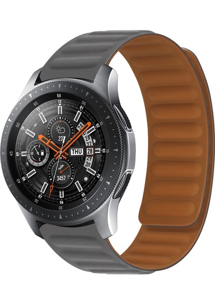 Samsung Galaxy Gear Sport Gri Için Silikon Manyetik Watch Band (Yurt Dışından)