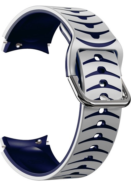 Samsung Galaxy Watch 5 Pro 45MM Beyaz+Mavi Için Silikon Watch Band (Yurt Dışından) fiyatları