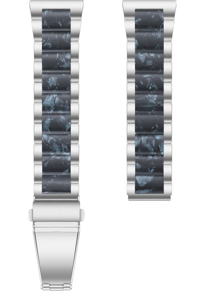 Galaxy Watch 4 Clic 42 / 46MM Gümüş Mavi Için Metal Watch Band (Yurt Dışından) modelleri