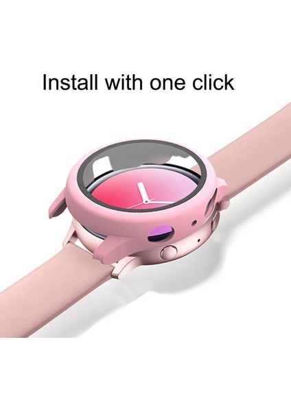 Samsung Galaxy Watch Active 2 44MM Mint Yeşili Için Gl Filmli Kılıf (Yurt Dışından)