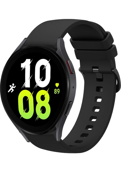 Samsung Galaxy Watch5 40MM Siyah Için Silikon Saat Bandı (Yurt Dışından)