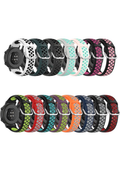 Samsung Galaxy Watch 4 40MM Beyaz+Siyah Için 20MM Silikon Kayış (Yurt Dışından) modelleri