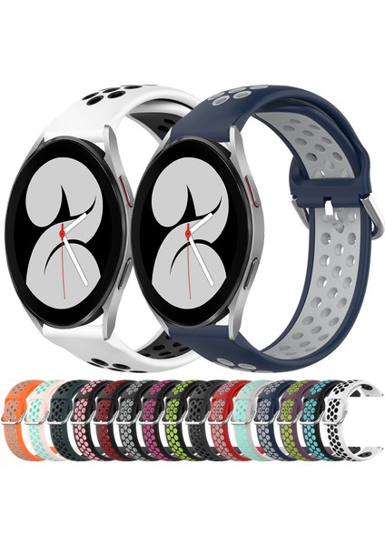 Samsung Galaxy Watch 4 40MM Beyaz+Siyah Için 20MM Silikon Kayış (Yurt Dışından) fırsatları