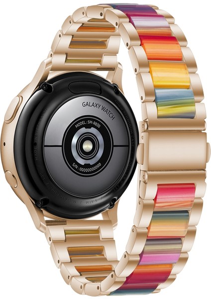 Metal Watch Band For Galaxy Watch 5 40 / 44MM Pembe Altın Gökkuşağı (Yurt Dışından) fırsatları