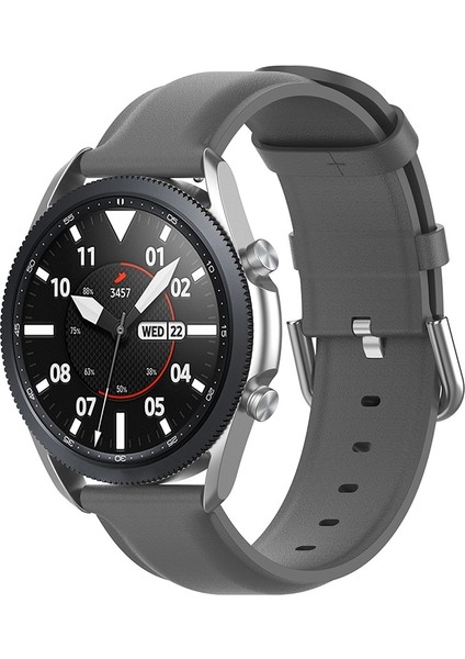 Galaxy Watch 3 45MM Gri Için Kayış (Yurt Dışından)