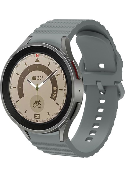 Samsung Galaxy Watch 4 Gri Için Silikon Watch Band (Yurt Dışından)