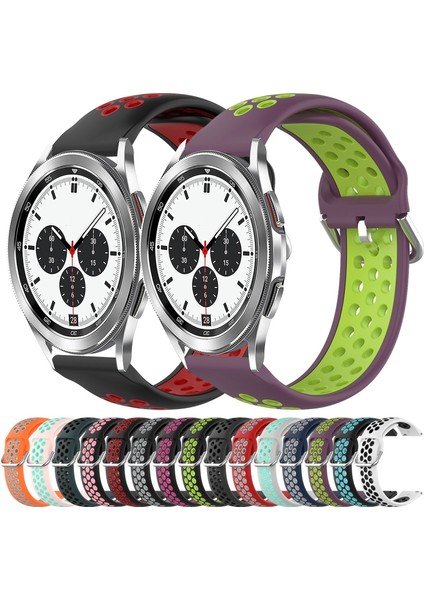 Samsung Galaxy Watch 4 Classic Için 20MM Silikon Kayış 42MM Gece Mavisi + Gri (Yurt Dışından) fırsatları