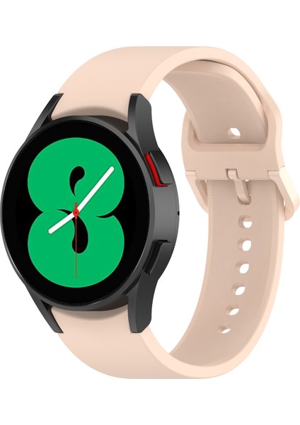 Samsung Galaxy Watch 5 Pro 45MM Açık Pembe Için Silikon Watch Band (Yurt Dışından)