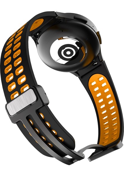 Samsung Galaxy Watch5 Pro Siyah Turuncu Için Silikon Saat Bandı (Yurt Dışından) modelleri