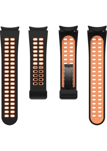 Samsung Galaxy Watch5 Pro Siyah Turuncu Için Silikon Saat Bandı (Yurt Dışından) fırsatları