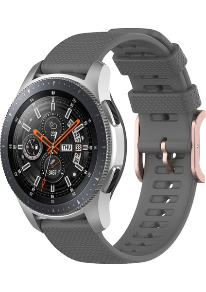 Samsung Galaxy Watch3 45MM / Galaxy Watch 46MM Gri Için Kordonlu Saat (Yurt Dışından)
