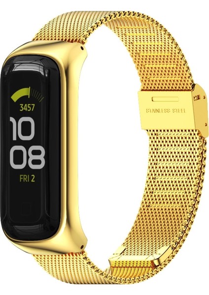 Samsung Galaxy Fit 2 Gold Için Paslanmaz Ste Watch Band (Yurt Dışından)
