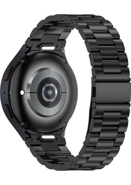 Samsung Galaxy Watch Için Üç Boncuklu Askı6/6 Klasik/5/5 Pro Siyah (Yurt Dışından)