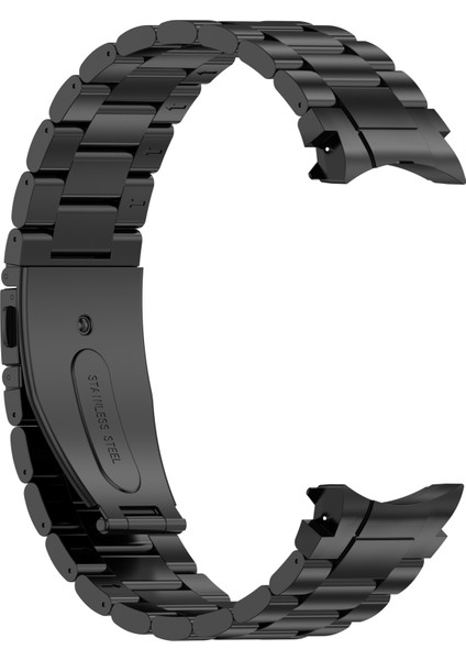Samsung Galaxy Watch Için Üç Boncuklu Askı6/6 Klasik/5/5 Pro Siyah (Yurt Dışından)