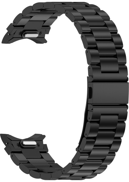 Samsung Galaxy Watch Için Üç Boncuklu Askı6/6 Klasik/5/5 Pro Siyah (Yurt Dışından)