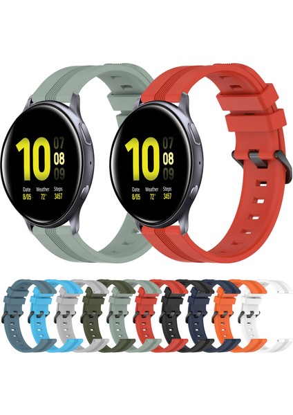 Samsung Galaxy Watch Active 2 44MM Gri Için Silikon Watch Band (Yurt Dışından) fırsatları