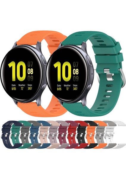 Samsung Galaxy Watch Active 2 44MM Koyu Gri Için Silikon Watch Band (Yurt Dışından) fırsatları