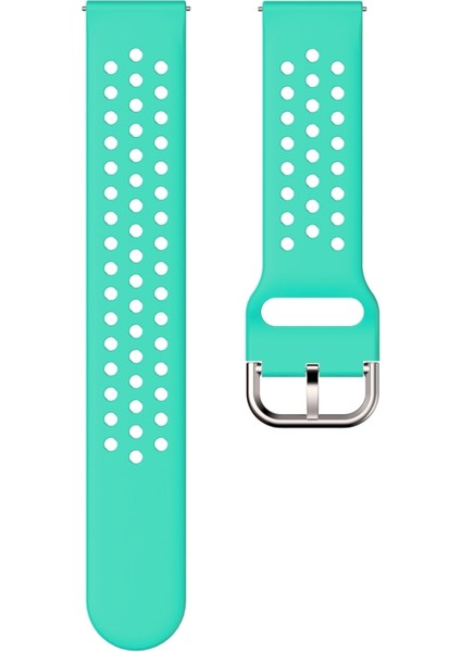 20MM Huami Amazfit Gts/samsung Galaxy Izle Aktif 2/huawei Izle Gt2 42MM Iç Toka Nefes Alabilir Saat Kayışı Teal (Yurt Dışından) modelleri