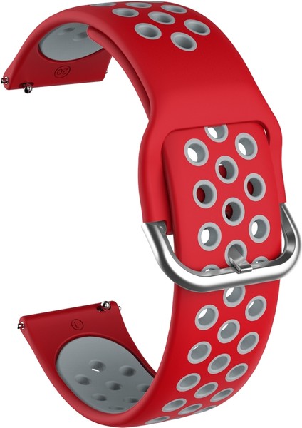 Samsung Galaxy Watch Active2 44MM Kordonlu Saat Kırmızı Gri Için (Yurt Dışından)