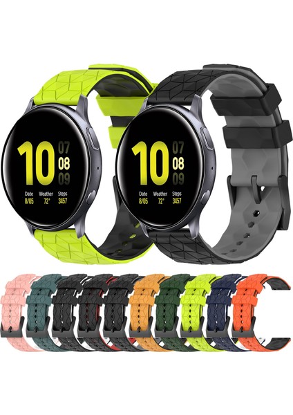 Samsung Galaxy Watch Active 2 40MM Gece Mavisi + Beyaz Için Silikon Kayış (Yurt Dışından) fırsatları