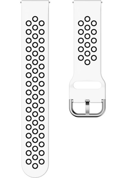 Samsung Galaxy Watch Active2 44MM Kordonlu Saat Beyaz+Siyah Için (Yurt Dışından)