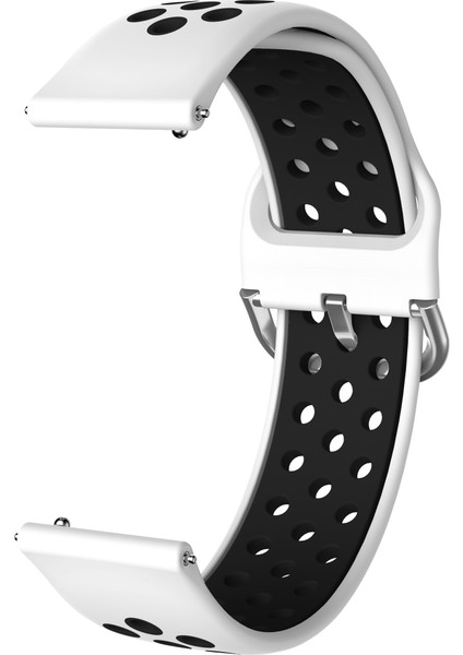 Samsung Galaxy Watch Active2 44MM Kordonlu Saat Beyaz+Siyah Için (Yurt Dışından)