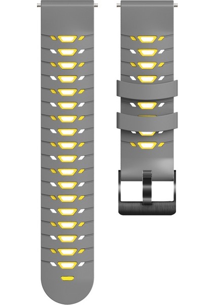 Samsung Galaxy Watch 4 / Watch4 Clic Gri Sarı Için Silikon Kayış (Yurt Dışından) fiyatları