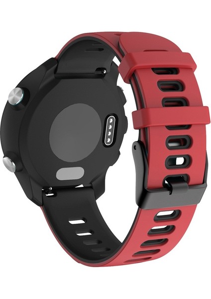 Huawei Watch GT2E Silikon Bilek Kayışı 20MM Kırmızı+Siyah (Yurt Dışından)