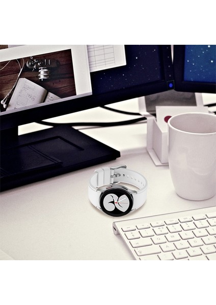 Samsung Galaxy Watch 5 Pro 45MM Beyaz Için Silikon Watch Band (Yurt Dışından) modelleri