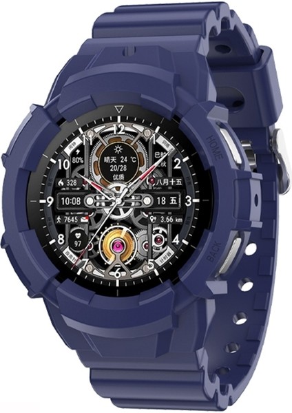 Samsung Galaxy Watch5 44MM Koyu Mavi Için Silikon Watch Band (Yurt Dışından)