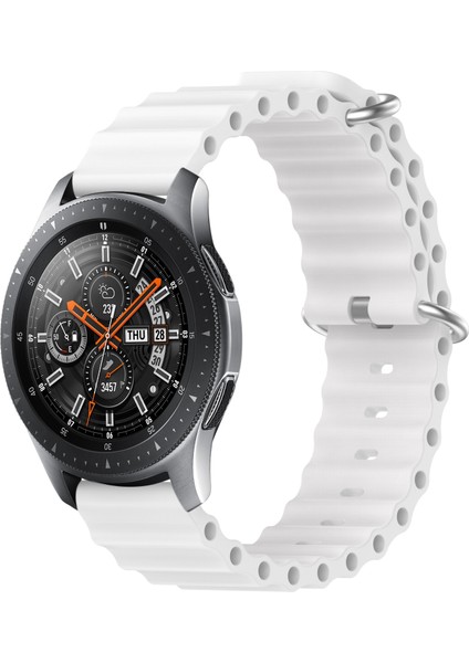 Samsung Galaxy Watch 46MM Beyaz Için Silikon Watch Band (Yurt Dışından)