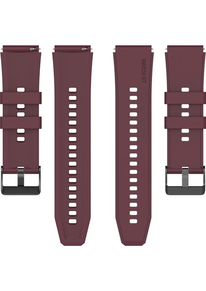 Samsung Galaxy Watch 5 Pro 45MM Şarap Kırmızısı Için Silikon Watch Band (Yurt Dışından) modelleri