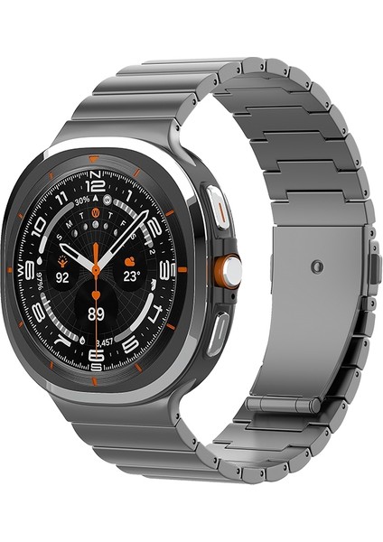 Samsung Galaxy Watch Ultra 47MM Gri Için Saf Titanyum Kayış (Yurt Dışından)