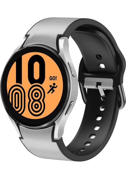 Samsung Galaxy Watch 4 40MM Açık Gri Için Silikon Watch Band (Yurt Dışından)
