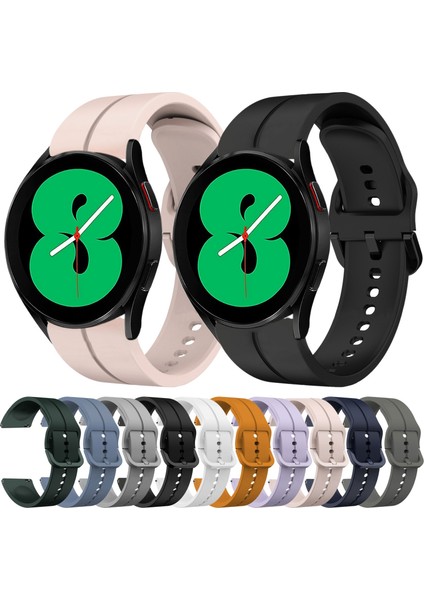 Samsung Galaxy Watch4 44MM Pembe Için Silikon Saat Bandı (Yurt Dışından) fırsatları